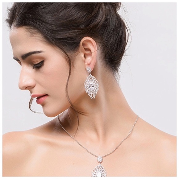 Swarovski Crystals Elani Statement Earrings - Picture 6 of 6